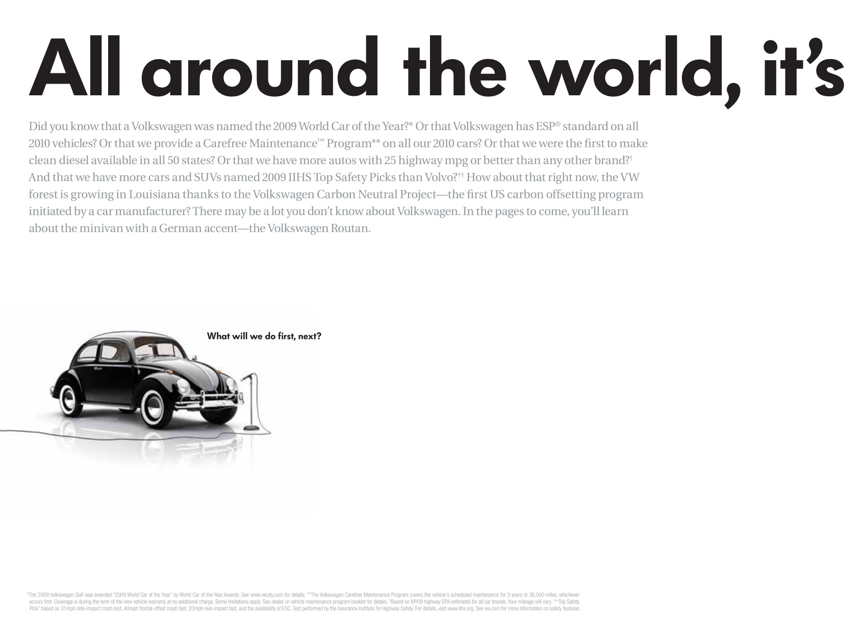 2010 VW Routan Brochure Page 8